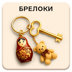 Сувенирные брелоки и подвески
