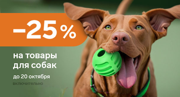 Специальные цены на товары для собак