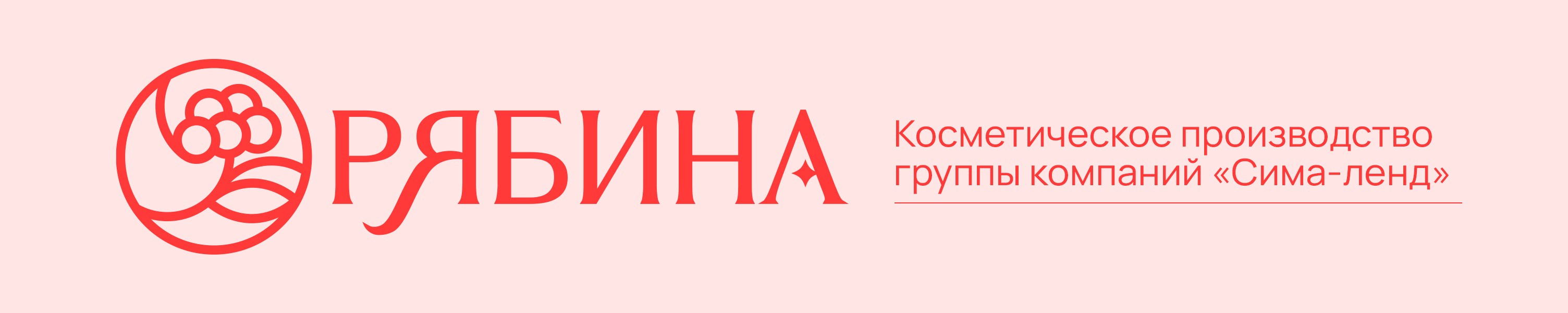 Продукция косметического производства Рябина